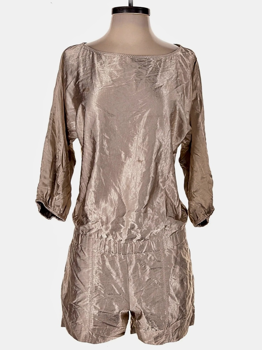 RACHEL Rachel Roy Metallic Short Romper